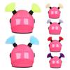 2Pcs Multicolor Loose Wig Braid Motorcycle Helmet Braids Wig Motorbike Helmet Pigtails Decoration For Women Men Children