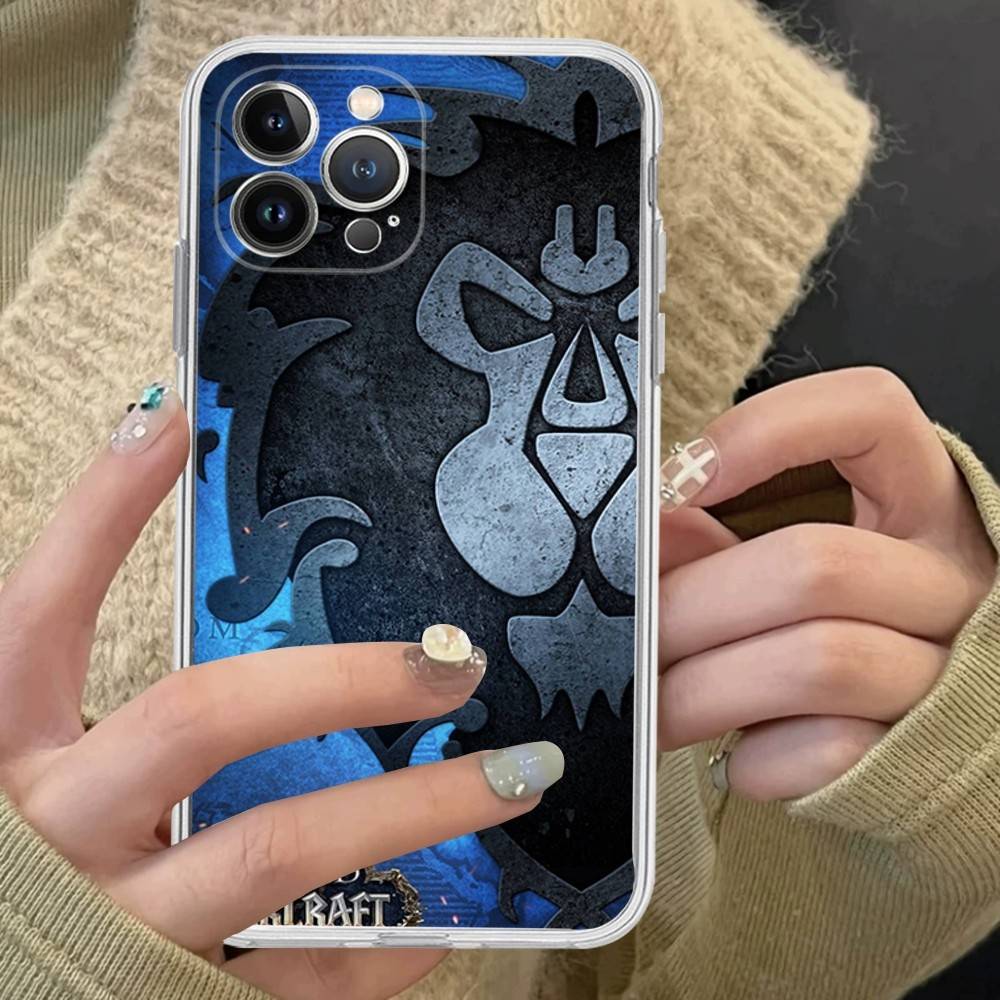 W-World Of W-Warcraft Game Retro Fit For IPhone 16 15 Promax Phone Case IPhone 14 11 12 High End 13 Pro Silicone