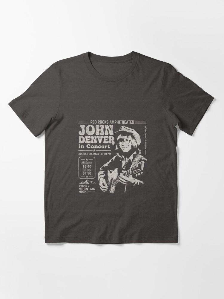 John Denver John Denver Red Rocks Concert 1973 Vintage Essential T-Shirt