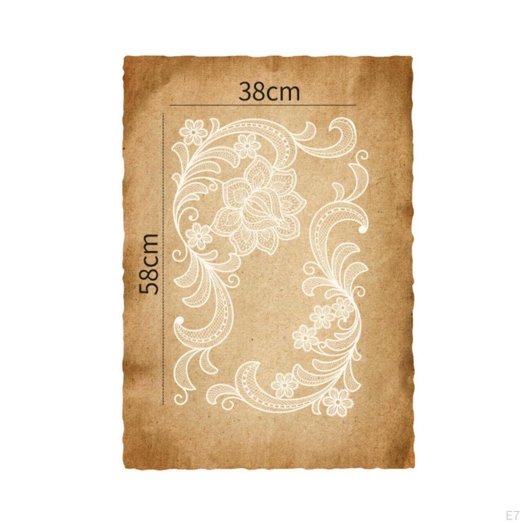 Translucent Window Decal Ornamental Pattern Privacy Sticker Peel and Stained Glass Cling for