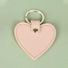 Creative Love Leather Car Keychain Cute Heart Shaped Bag Pendant Accessories Key Chains for Women Friendly Friendship Small Gift