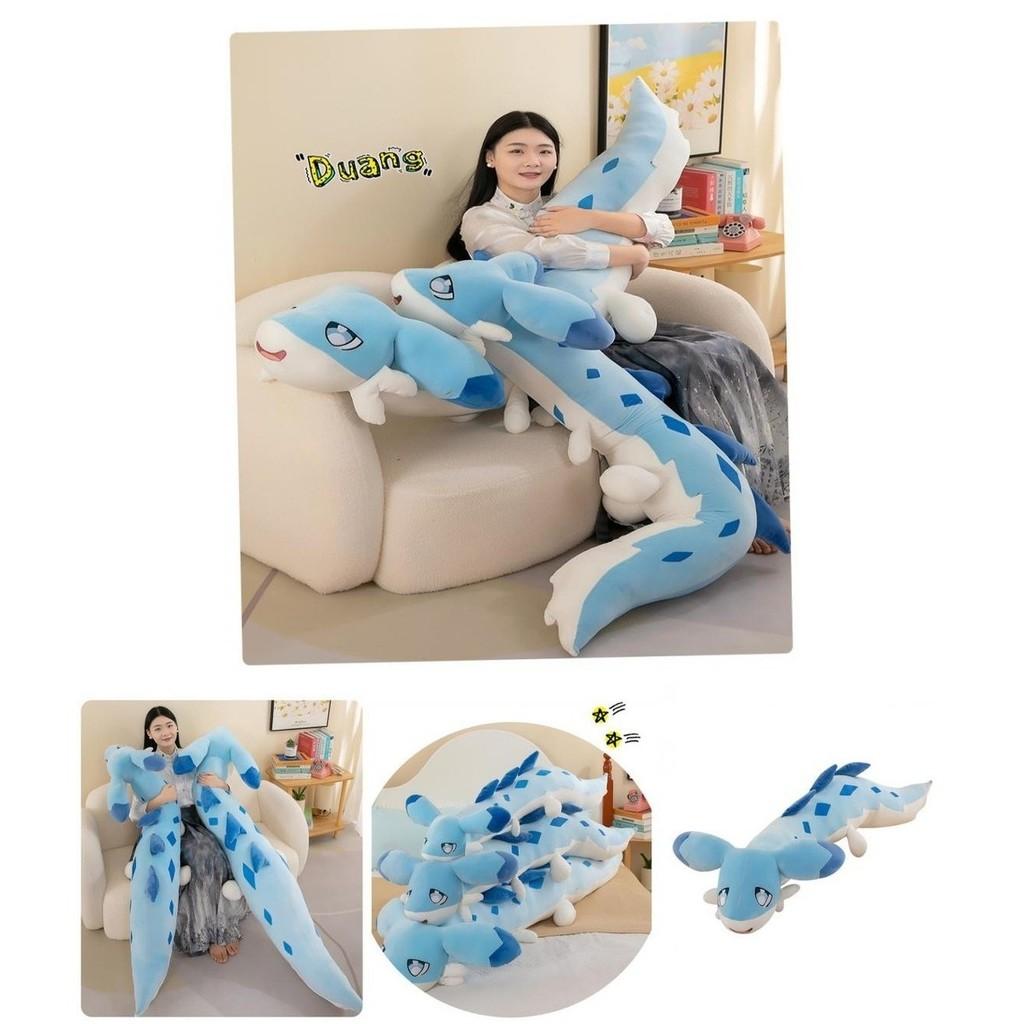 Großes blaues Drachen-Stofftier Plüschtier Kissenpuppe Für Mädchen Großhandel