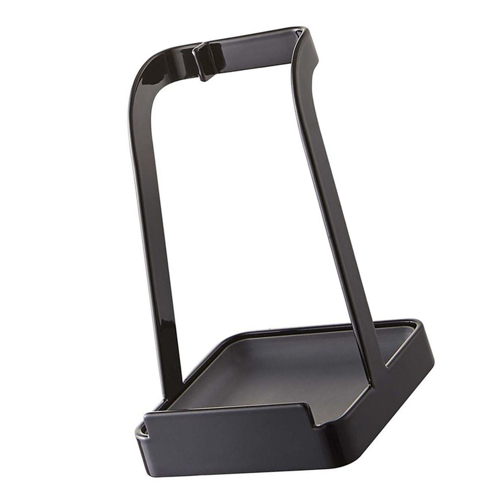 

Подставка для хранения кухонной крышки, наклонная, предотвращающая скольжение, подставка для воды, крышка для кастрюли, держатель для половника, черная чёрный