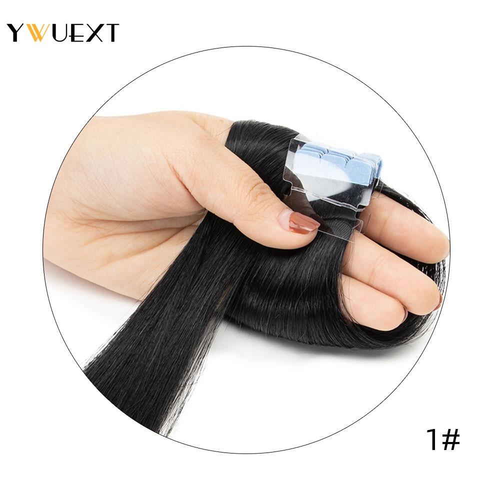 YWUEXT Mini Tape in Human Hair