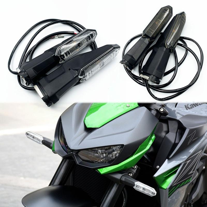 Passend für Z900 Z900RS Für KAWASAKI Z125 Z250 Z250SL Z300 Z400 Z650 Z750 Z800 Z1000 Z1000R LED Blinker Leuchte Blinker