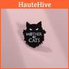 Charming Cartoon Black Cat Metal Enamel Pin For Unisex Fashion And Accessories