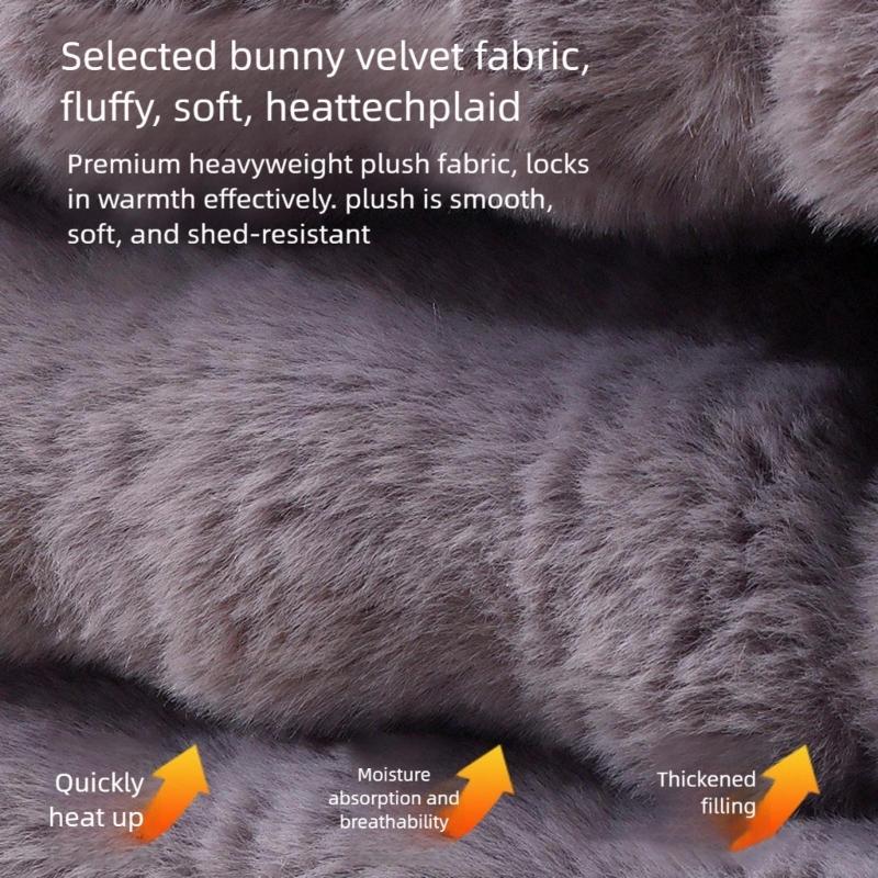 Heavy Duty Pet Cushion Cozy Winter Warm Plush   Washable Orthopedic Support Floor Pad Dogs