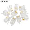 4Pin 6Pin 8Pin Cable End Connectors Plugs telephone connector internet connector RJ9 4P4C RJ11 6P4C 6P6C RJ45 8P8C Crystal