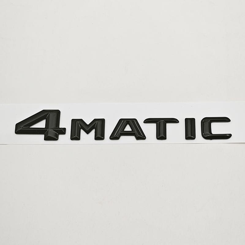 JPA3 3D ABS Car Letters Logo C180 C200 4MATIC Badge Rear Trunk Emblem Decals For Mercedes Benz C Class C180 C200 Tail Accessories