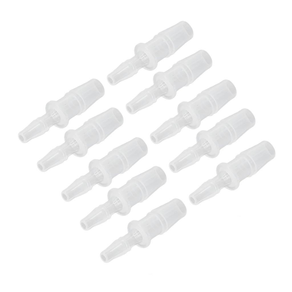 10Pcs Hose Barb Reducer Fitting PP Aquarium Air Pump Adapter for Silicone Tube Connection 4.87.9