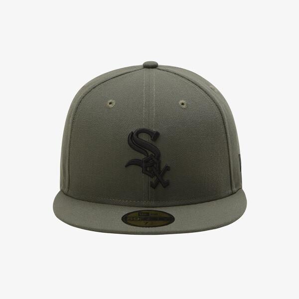 New Era Mlb Chicago White Sox Basic Fitted Cap Dark Brush 15131706