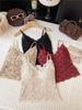 French Thermal Lace Camisole: Slim Fleece Vest with Chest Pads for Women, Wear As Outer or Inner Layer - Autumn/Winter.