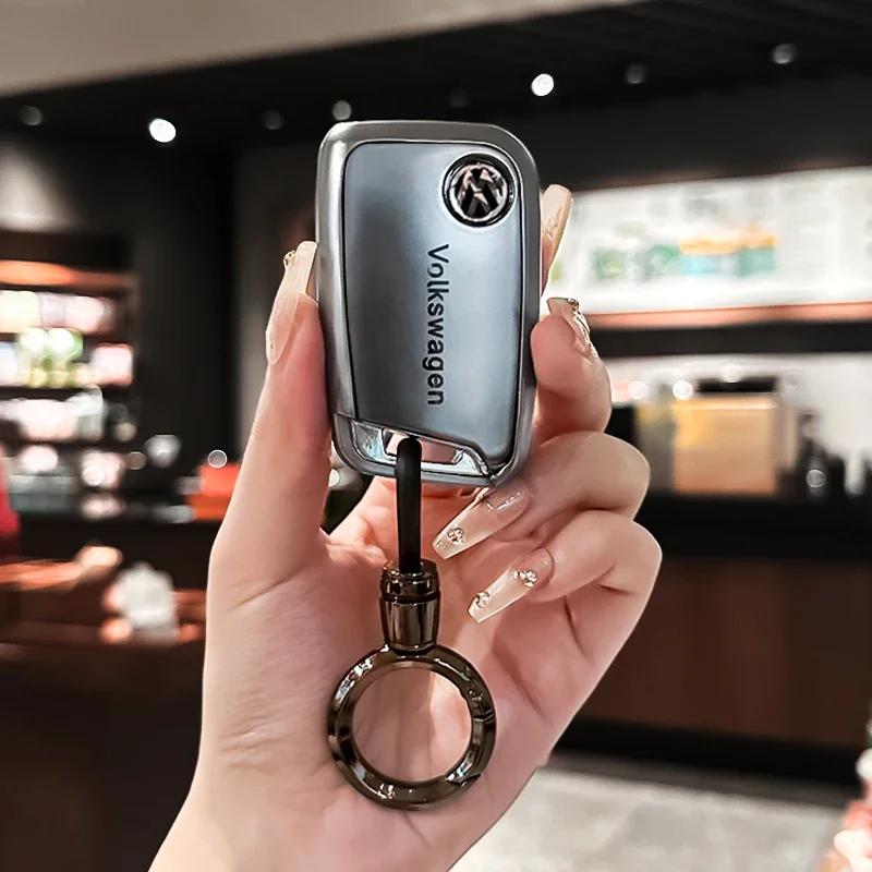 Dla VOLKSWAGEN VW Pokrowiec Etui Uchwyt Obudowa Brelok TPU do Kluczy Samochodowych dla VW Volkswagen Passat B6 B7 B8 CC Arteon Magotan GTE Brelok do Kluczy Samochodowych