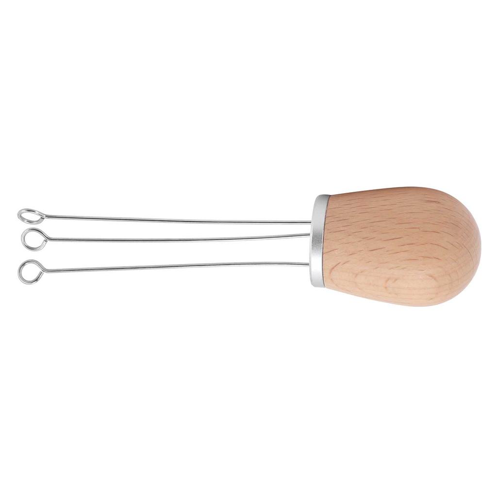 Coffee Power Needle Wooden Handle Coffee Stirrer Distribution Tool for Home Restaurant