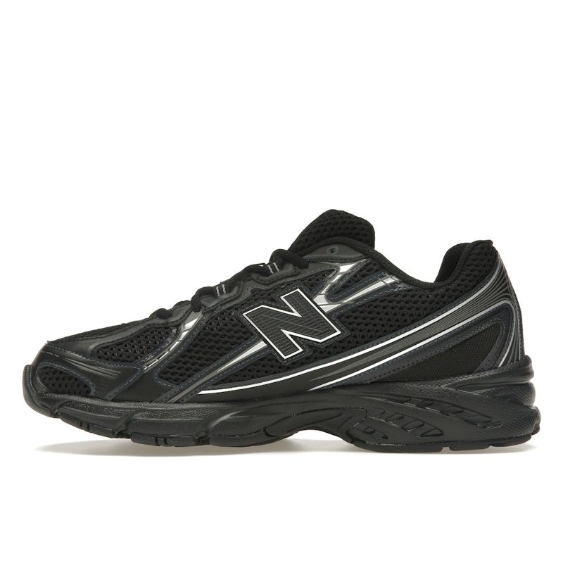 New Balance Unisex 740 Black with Silver Metallic U740BM2