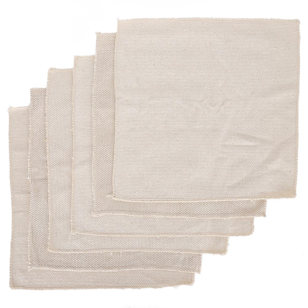 6 szt. Grubej wełny tkanina do haftu igłowego Filcowanie igłą Materiały DIY Akcesoria dziewiarskie 36x36cm