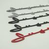 1pcs New 3D ABS for Car Letter Front Head Hood Bonnet Grill Rear Trunk Emblem Badge Sticker Decal Styling Accessories