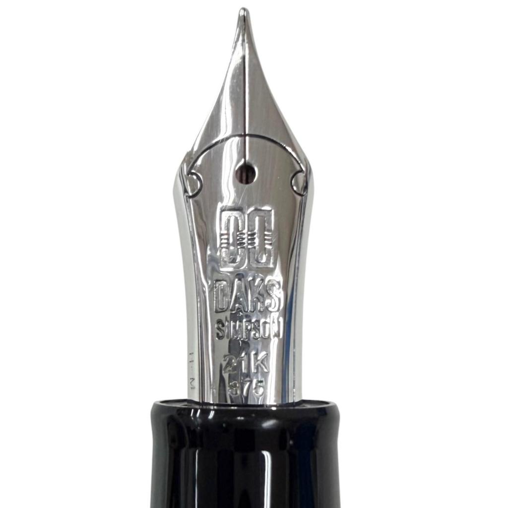 Great DAKS fountain pen Simpson 115th Anniversary Model Used
