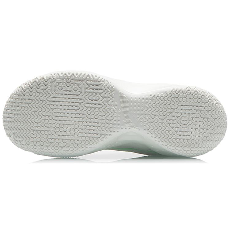 New LiNing SONIC 9 Low Slip Resistant Cushioning Wear Resistant Low Top Basketball Shoes Ivory ABAR039-5