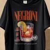 Negroni Cocktail Hemd und Kinder T-Shirt | Retro Grafik T-Shirt, Oversized Barkeeper Kleidung
