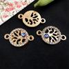 Evil Eye Charms with Butterfly & Starfish Connectors for DIY Jewelry Bracelets & Necklaces