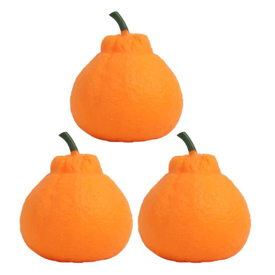 2/3/5Pcs Stress Relief Ugly Orange Toy Decompression Dekopon Stress Ball Anti-anxiety Simulation Fruit Squeeze Sensory Fidget Toy