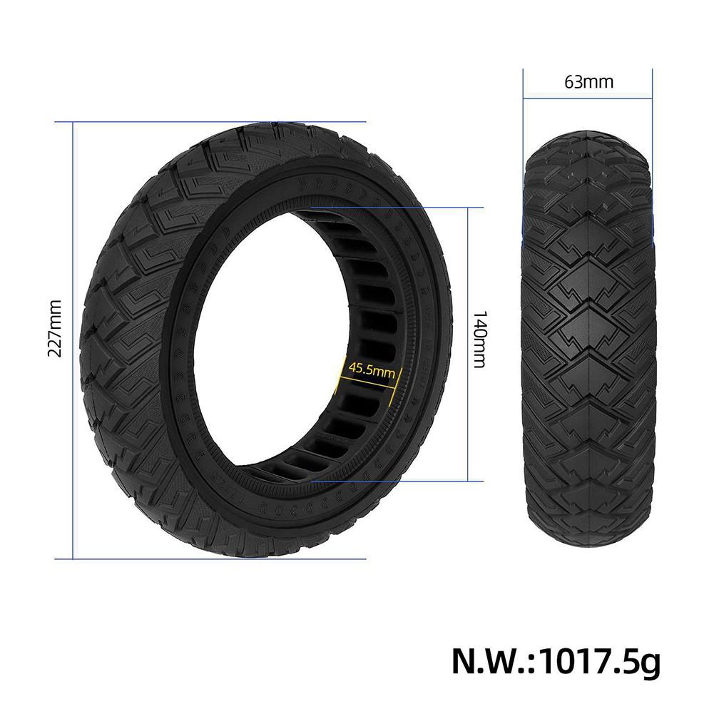 9.5 Inch 9.5*2.50 Off-Road Solid TIre for NIU KQI3 Electric Scooter 9.5x2.50