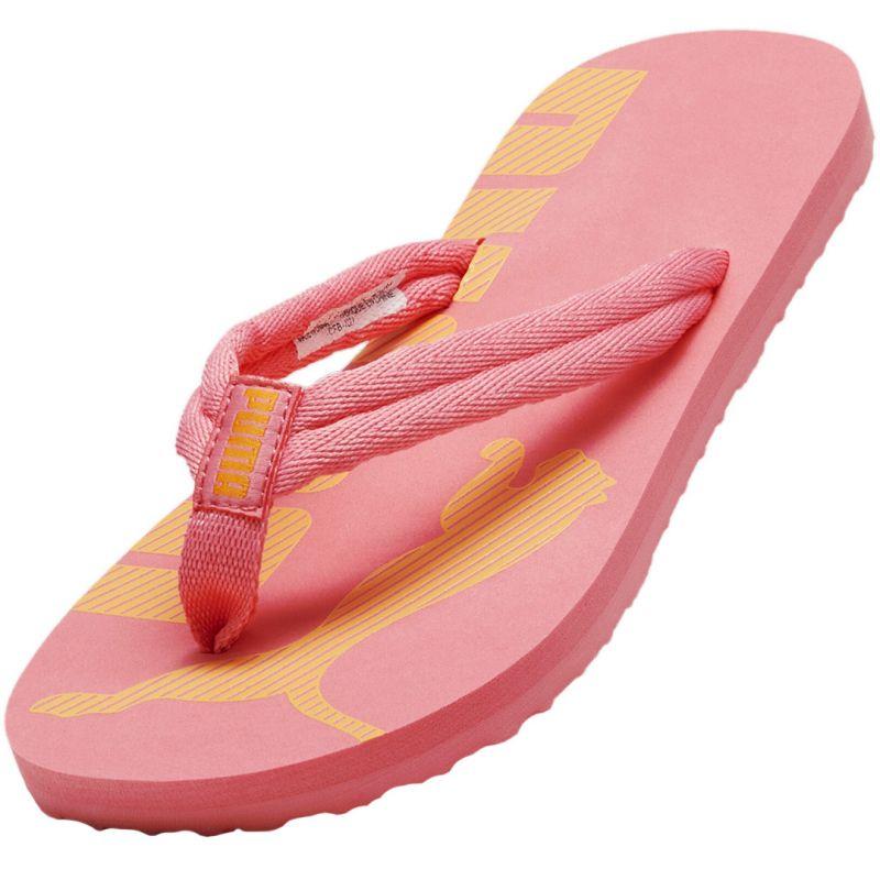 PUMA Epic Flip V2 flip-flops cushioned insole Passionfruit/Clementine