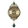 European Retro Wall Clock Living Room Home New Creative Clock Wall Mute High-end Quartz Type Home Decoration
