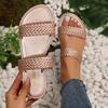 Fashion 2025 Women Slippers New Style Fish Mouth Shoes Women Thick Bottom Bohemian Beach Slippers Anti-slip Fashion Sandals Slides Women