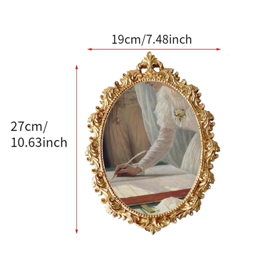 Wall Hanging Baroque Photo Frame European Style Resin Picture Decorative Display Holder