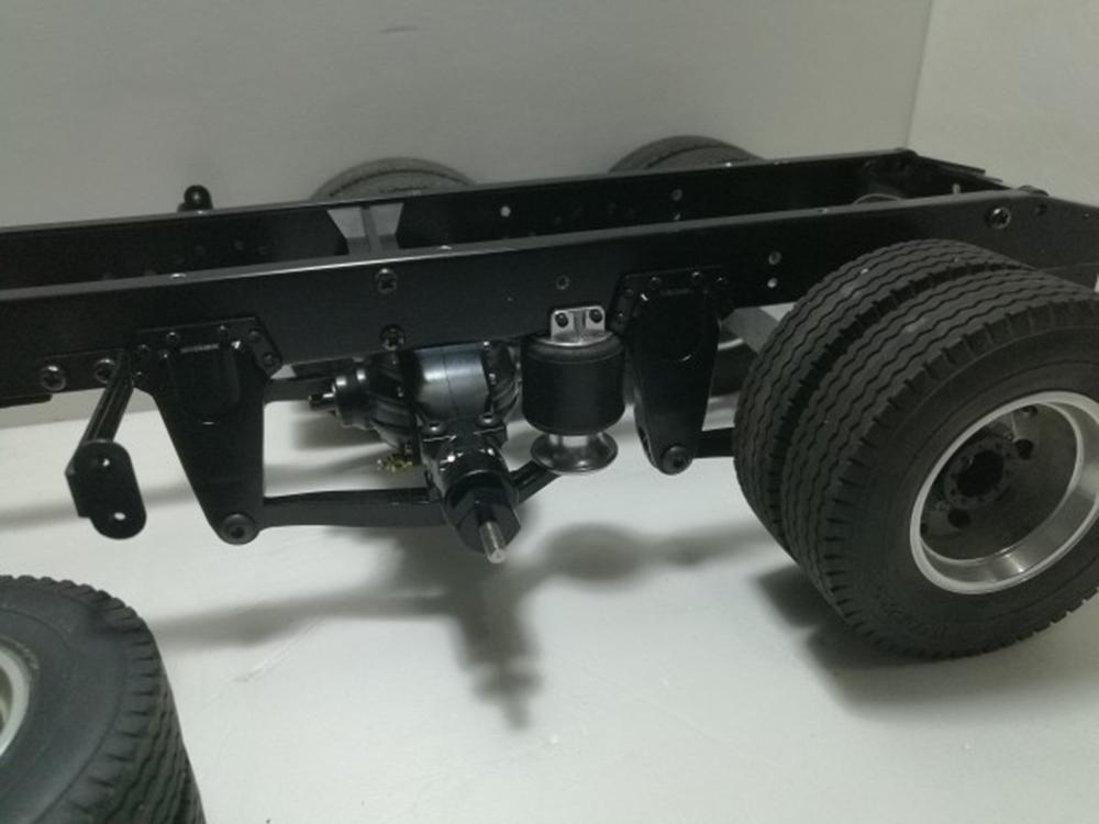 Metal Rear Airbag Suspension for 1/14 Tamiya RC Truck Tractor Scania R620