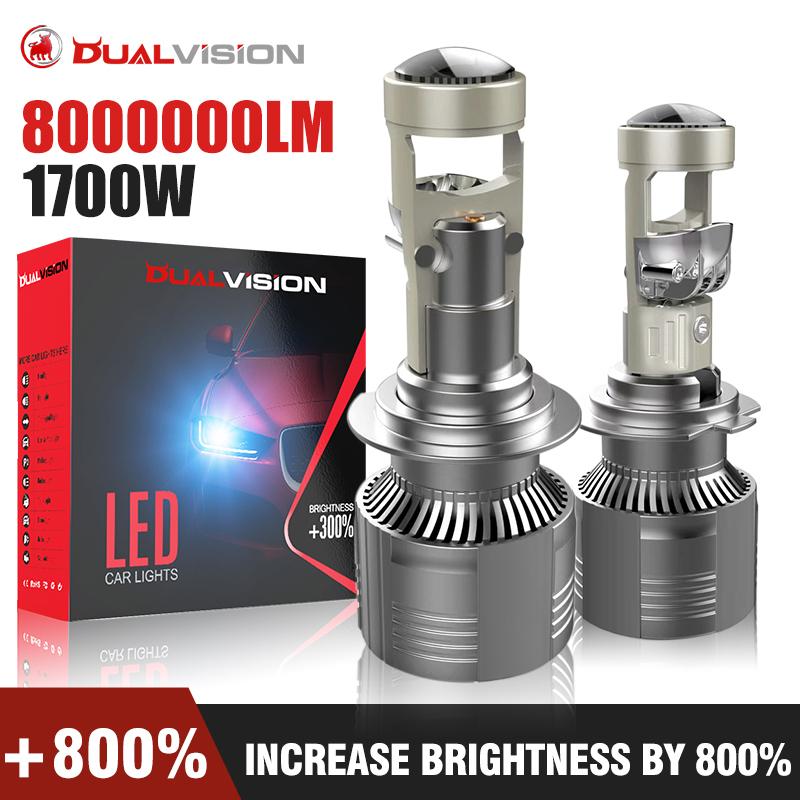 

H7 H4 H11 LED Projector Lens Headlight H8 9005 HB3 9006 HB4 Car Bulb 6000K Canbus Turbo High Power Mini Auto/Moto Lamp Mini Lens Left-Hand Drive