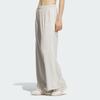 Adidas Originals Track Pants Logo Striped Loose Fit Casual Knit Sports Pants Women Bottoms Clear-Brown KB8949