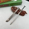 God of War Game Replica Metal WeaponsModel Set Kratos Action Figure Accessory Retro Collectible Desktop Decorations Toy Boy Gift