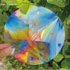 Sunflower Suncatcher Window Big Sticker Star Moon Evil Eye Sunlight Catcher Butterfly Sun Catcher Cat Rainbow Film for Car Glass