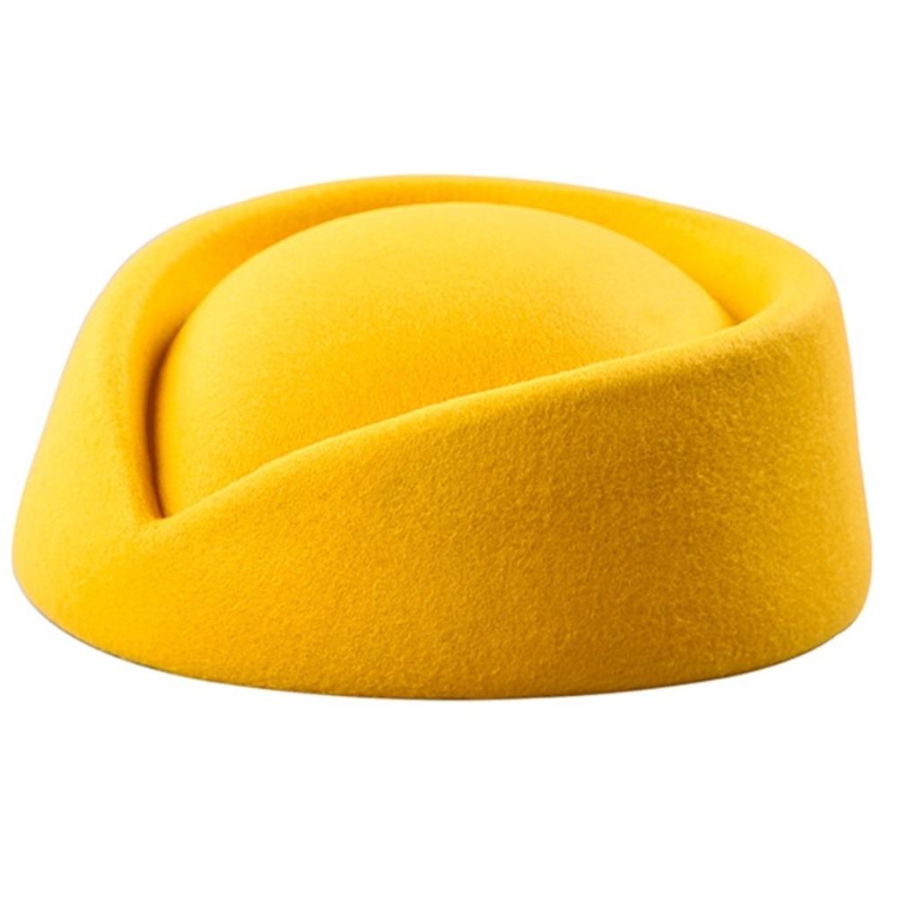 Vintage Looking Airline Stewardess Caps Pillbox Hat Uniform Stewardess Hat  Cosplay Costume