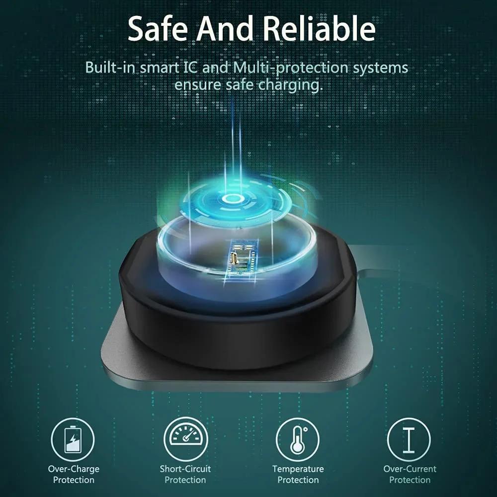 Charger Stand with USB Charger Cable for Amazfit GTR 3/4/ GTR 3 4 Pro/ GTS 3/ T-Rex 2 Charging Dock for Amazfit GTR3 Smart Watch