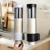 Disposable Cup Extractor Wall Mounting Disposable Paper Cup Dispenser Plastic Cup Holder Dispenser Automatically Drops Cup