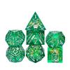 Cusdie Unique DND Dice Sharp Edges D4 D6 D8 D10 D% D12 D20 Polyhedral Dice Set for Dungeons&Dragons Tabletop Role Playing Games