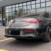 For Mercedes Benz CLE Coupe C236 AMG 2024+ Rear Four Exhaust Tailpipe Frame Modification ABS Body Kit Exterior Guard Decoration
