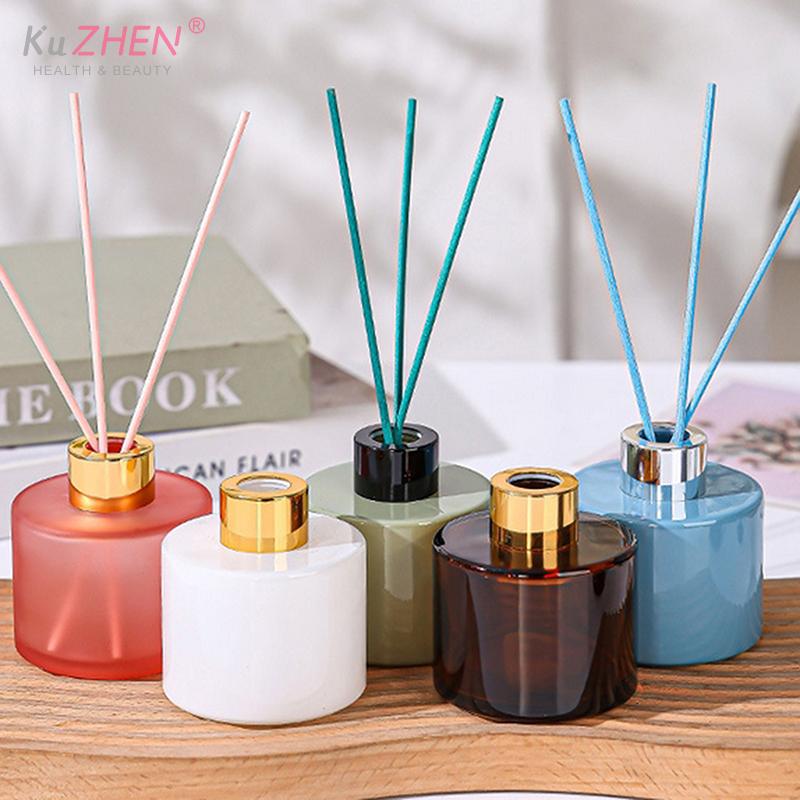 Empty Aromatherapy Glass Bottle Home Fragrance Diffuser Bottle Party Container Reed Diffuser Essential Bottle Oil DiffusersStick