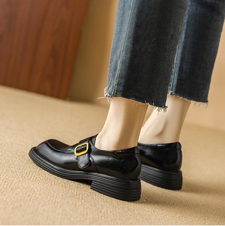 Spring Thick-soled Loafer Shoes for Women