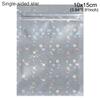 20 Pcs Zip Bags Aluminum Foil Hologram Food Mylar Pouch Small Water Proof Zipper Reclosable Pouches Plastic Self Seal Bag