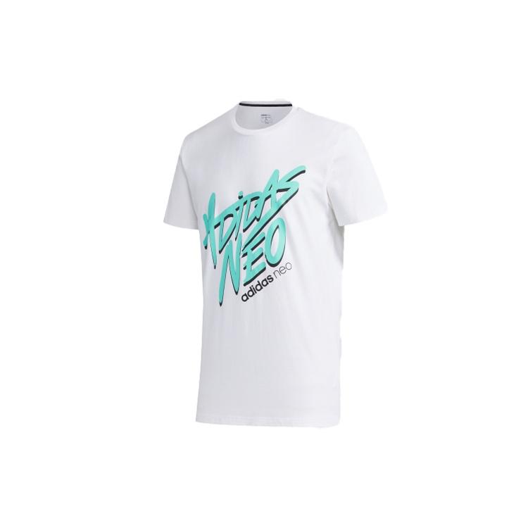 adidas neo M FAVES TEE Sports Short Sleeve White Men s GL1193 XL