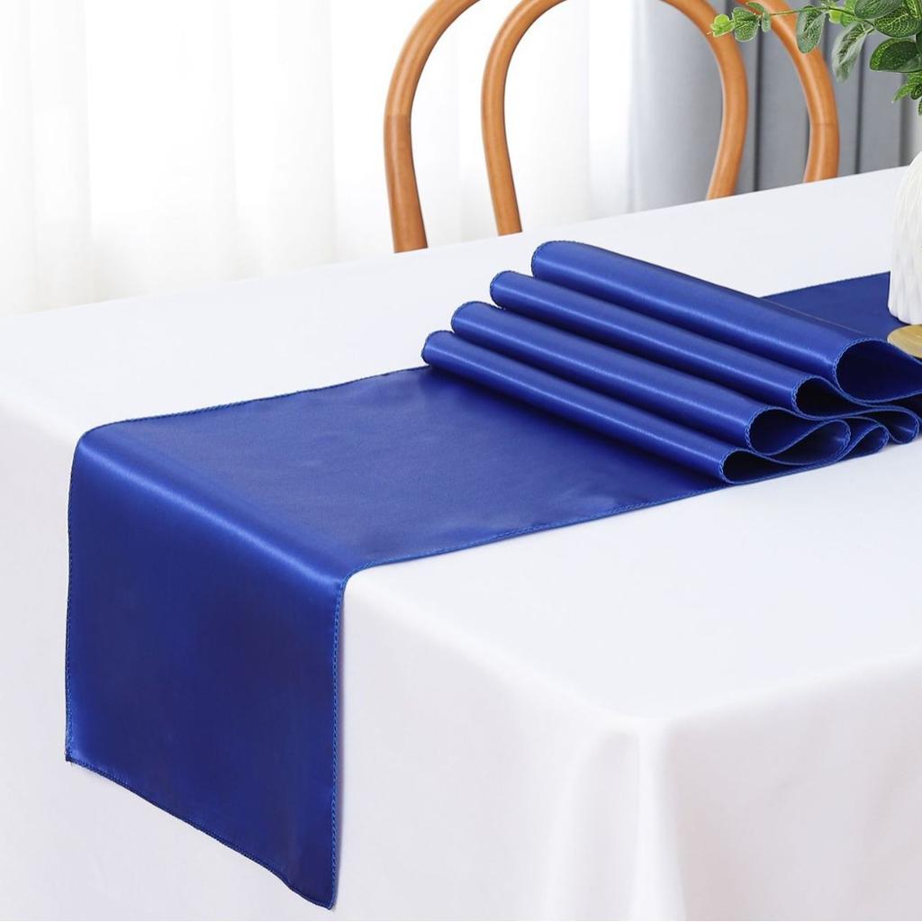 5pcs 30x275cm Satin Table Runner Wedding Decoration For Modern Birthday Party Hotel Show Banquet Luxury Design Nice Pattern