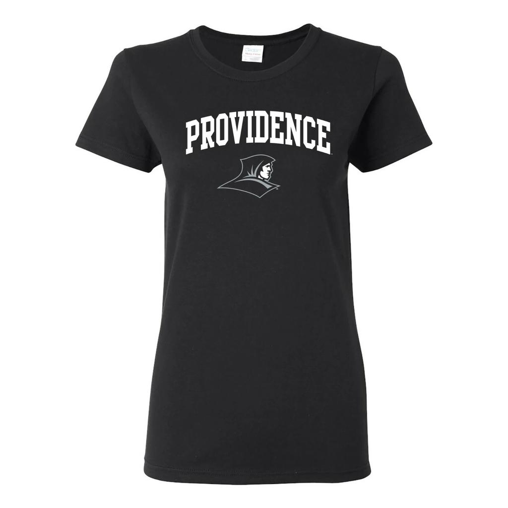 Providence Friars Basic Block - Collegiate Short Sleeve Womens T Shirt - Black