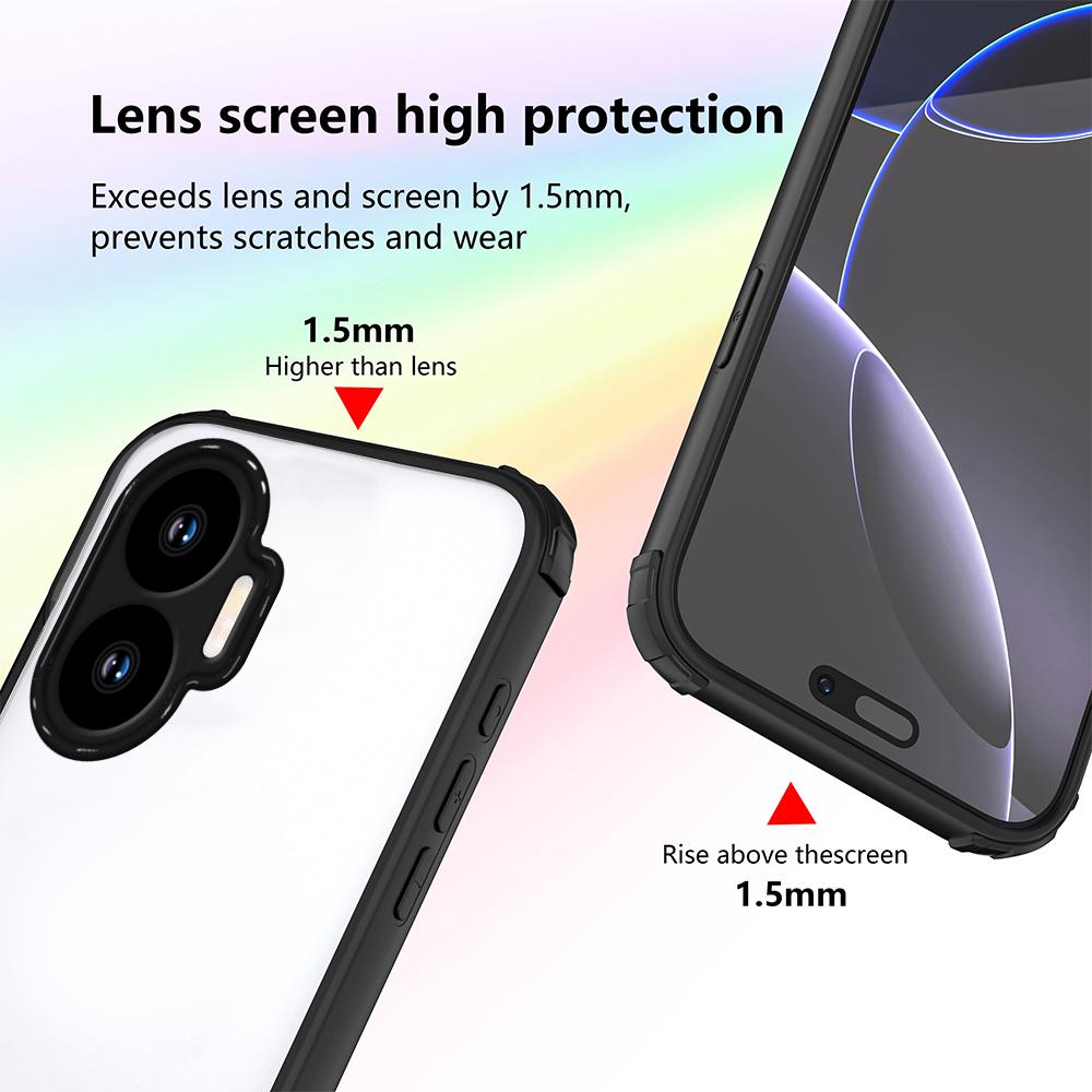 For Xiaomi Redmi Turbo 4 Pro 5G/Poco F7 5G Case Reinforced Corner Shockproof TPU + Acrylic Phone Cover