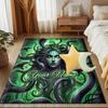 1PC Custom Name "Snakes Medusa Artwork" Theme Floor Mat Ideal for Living Room, Game Rooms, Office, Bedroom,Floor Mat Playful Design