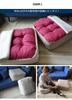 With SOFA Storage Bag with Handles, Folds into Cushions, Blankets, and Towels, Square, Washable Storage Cover, 45x45x20cm (B513s)